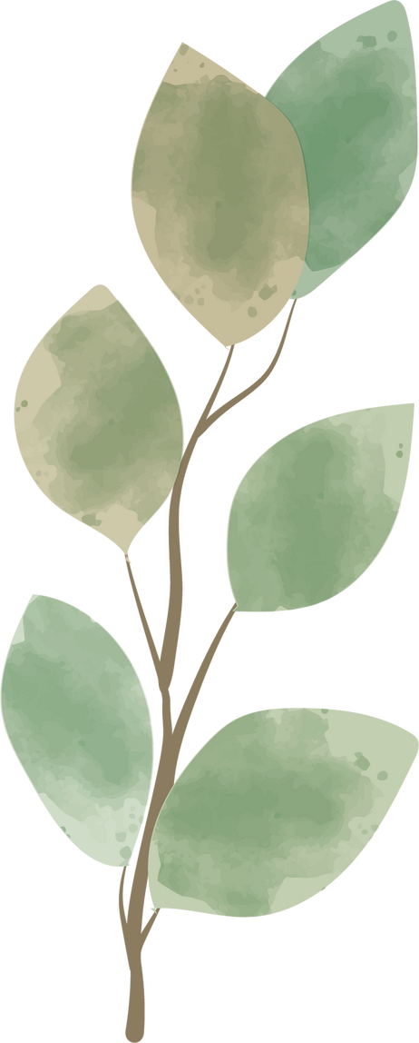 Green Leaves Watercolor